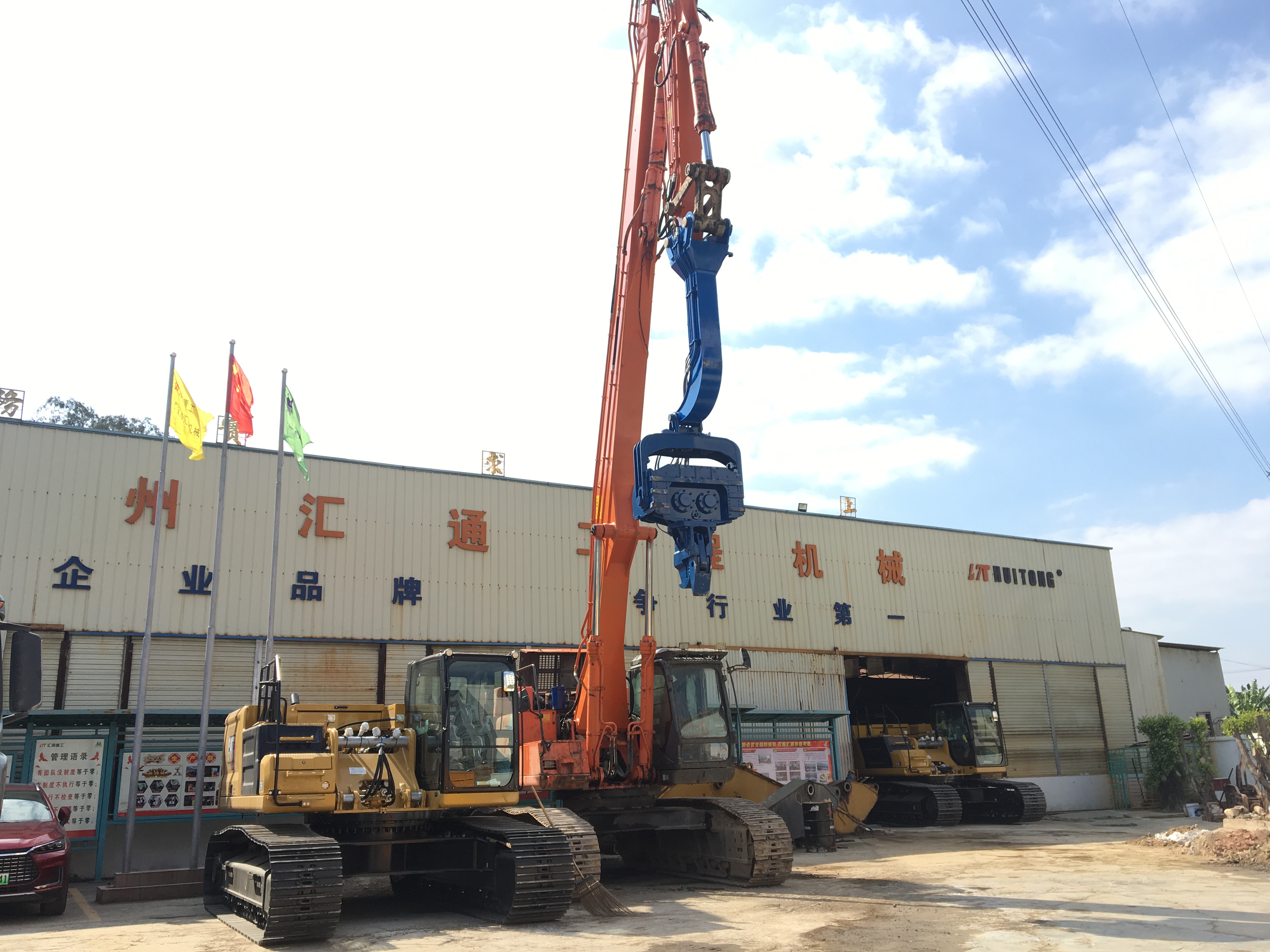 挖掘機(jī)打樁臂、打樁臂、挖掘機(jī)打樁臂廠家