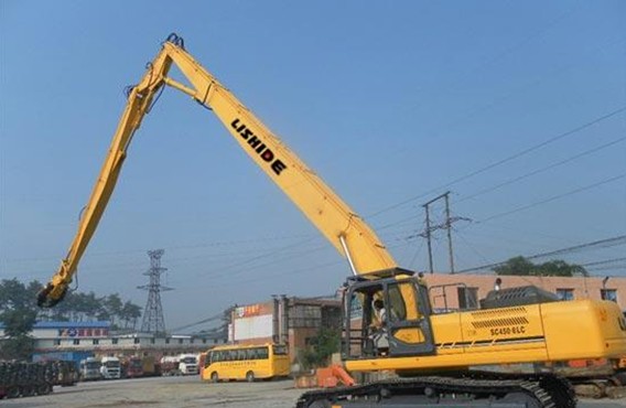 挖掘機拆樓臂、三段式加長臂、挖掘機拆樓臂廠家