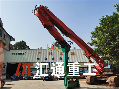 挖掘機(jī)打樁臂、打樁臂、打樁錘、挖掘機(jī)打樁臂廠家
